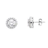 Pendientes Gogo Mujer Classic in Plata Zirconia 285841